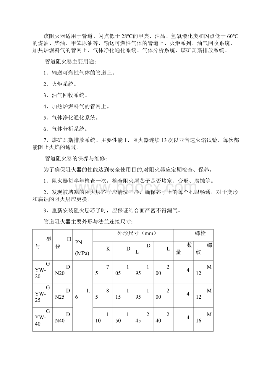 管道阻火器Word文档下载推荐.docx_第2页