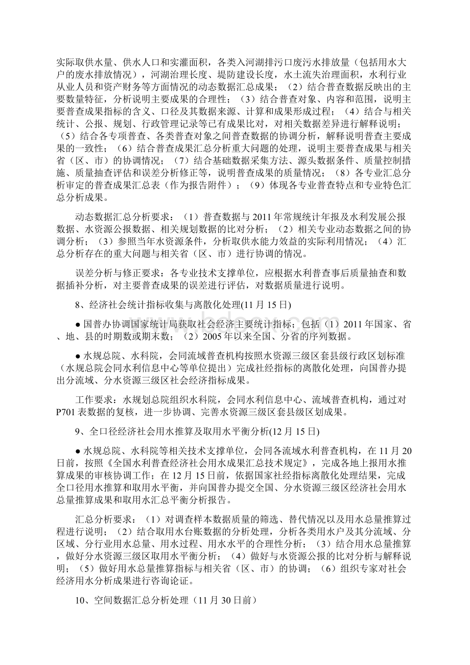 国务院水利普查办公室文件稿签第一次全国水利普查水利部.docx_第3页