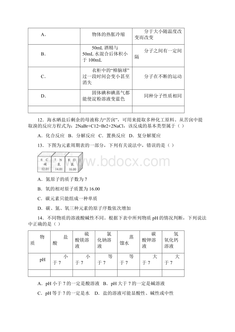 山东省青岛市中考化学试题及答案.docx_第3页