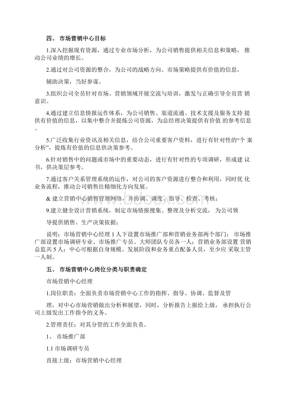 设计营销中心岗位职责及工作流程.docx_第2页