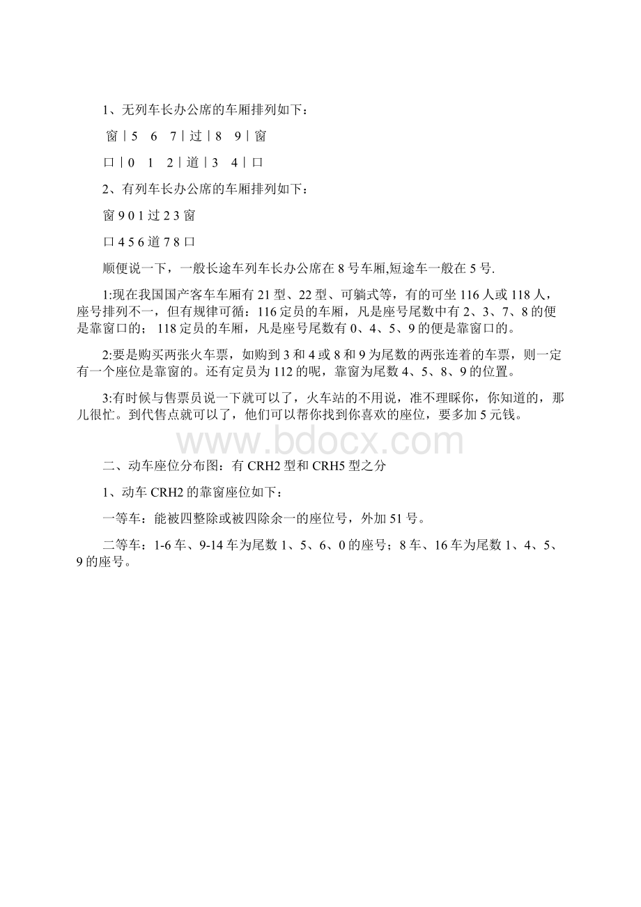 史上最全火车含动车高铁25型车体座位分布图.docx_第2页