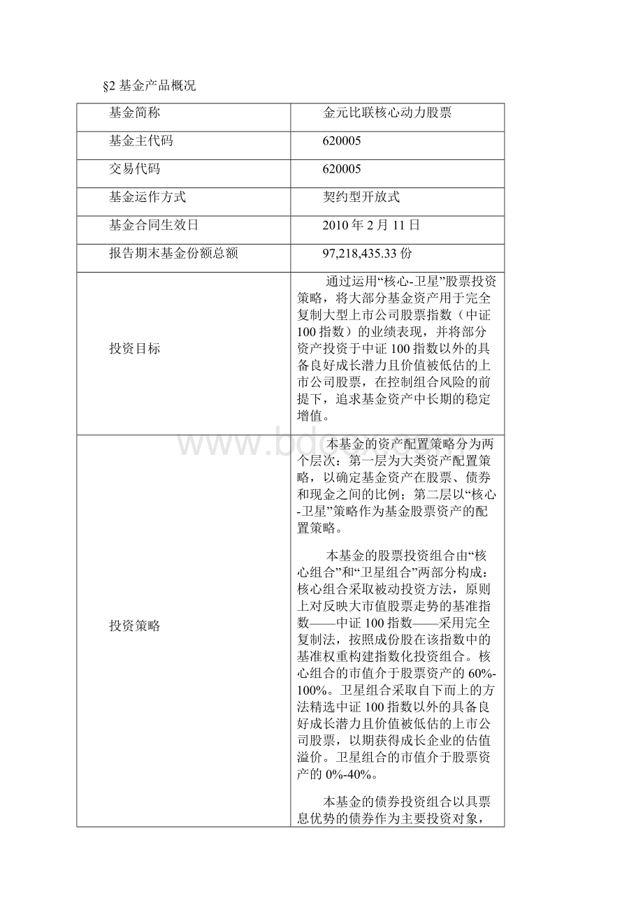 金元比联核心动力股票型证券投资基金第4季度报告.docx_第2页