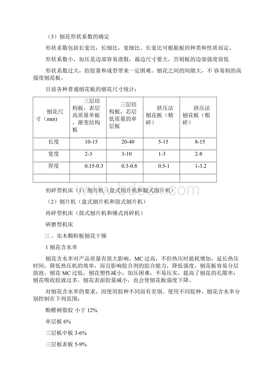 原材料实木颗粒板生产工艺流程.docx_第3页