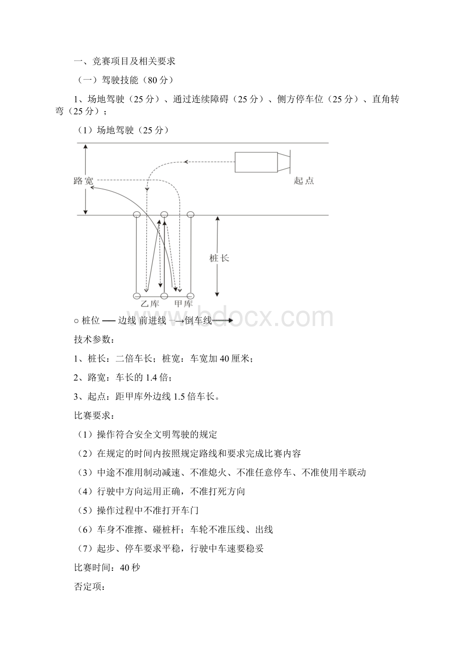 汽车驾驶技巧比赛策划方案14Word格式文档下载.docx_第3页