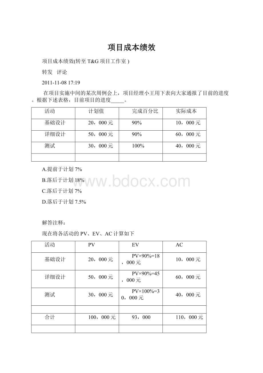 项目成本绩效.docx_第1页