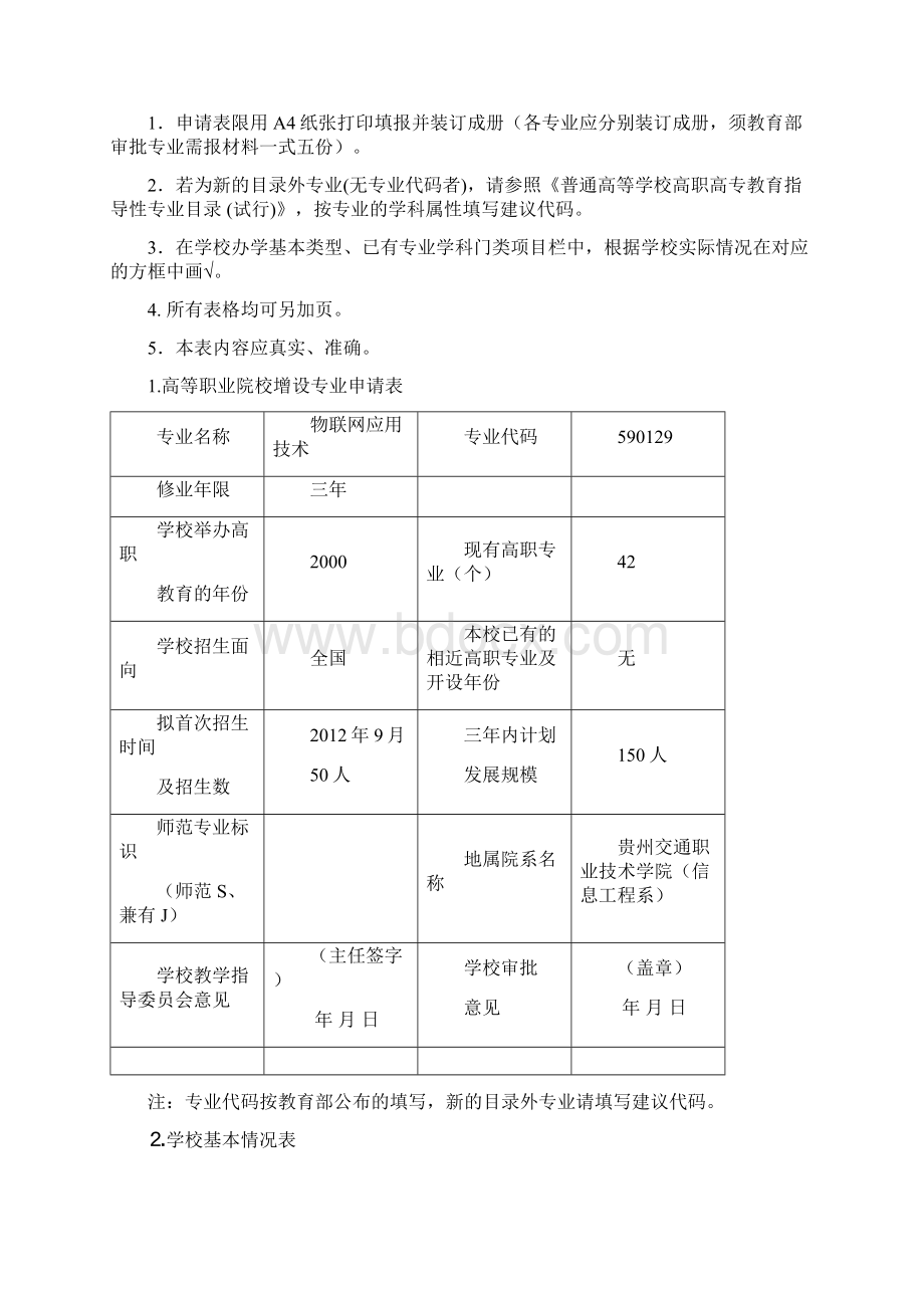 申请年贵州省高职高专院校增设专业申请表物联网应用技术23.docx_第2页
