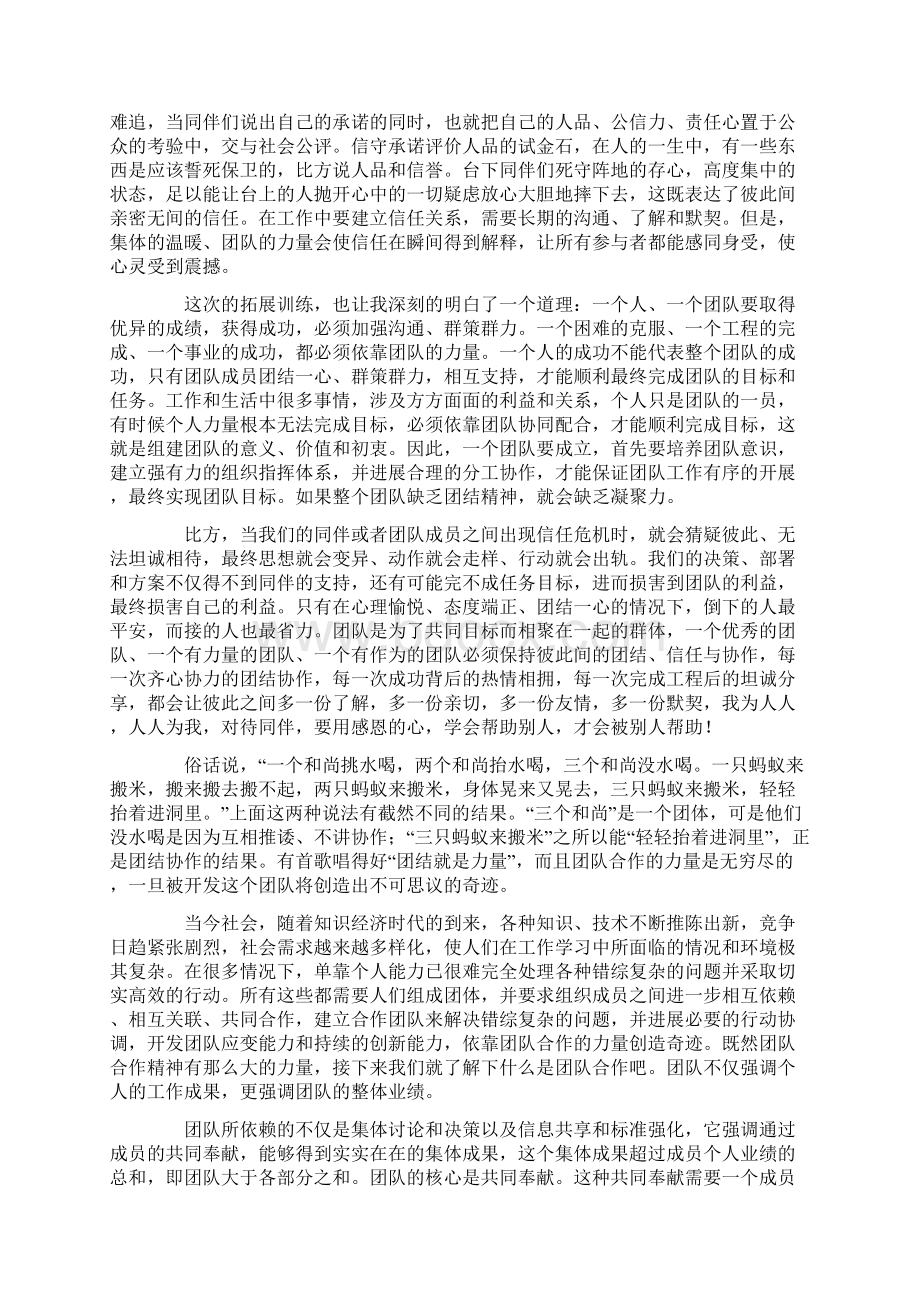 团队游戏活动心得体会7篇.docx_第3页