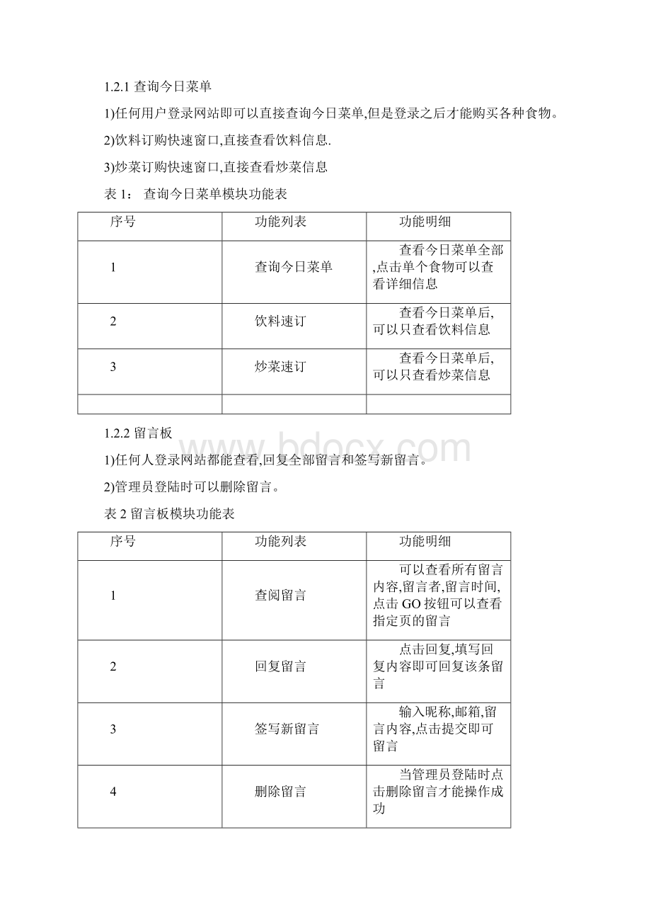 教职工食堂订餐系统的需求和总体设计前台子系统.docx_第2页