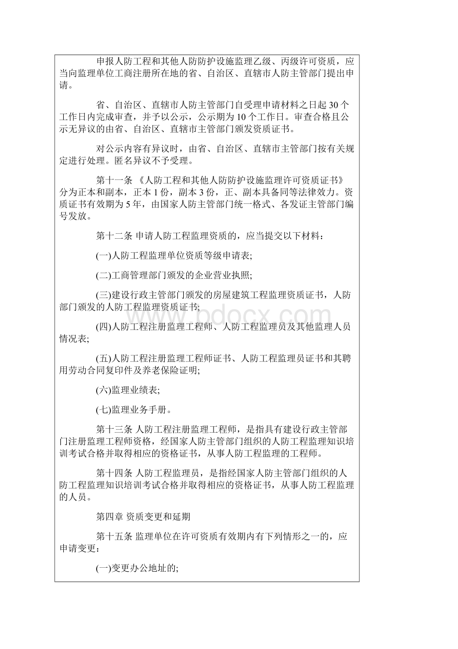 人防工程监理行政许可资质管理办法.docx_第3页