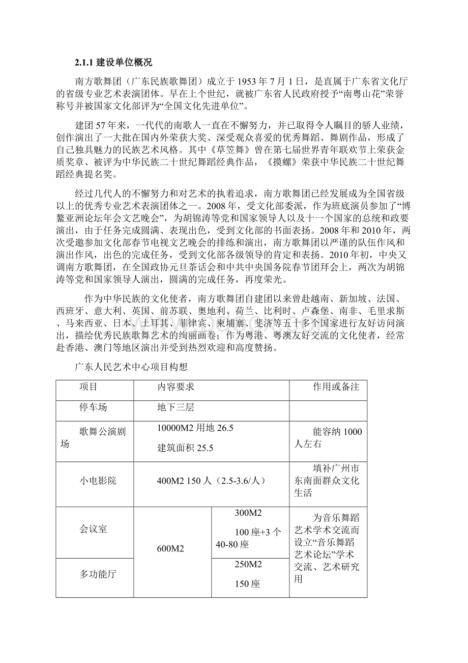 南方歌舞剧院项目建设的必要性分析.docx_第2页