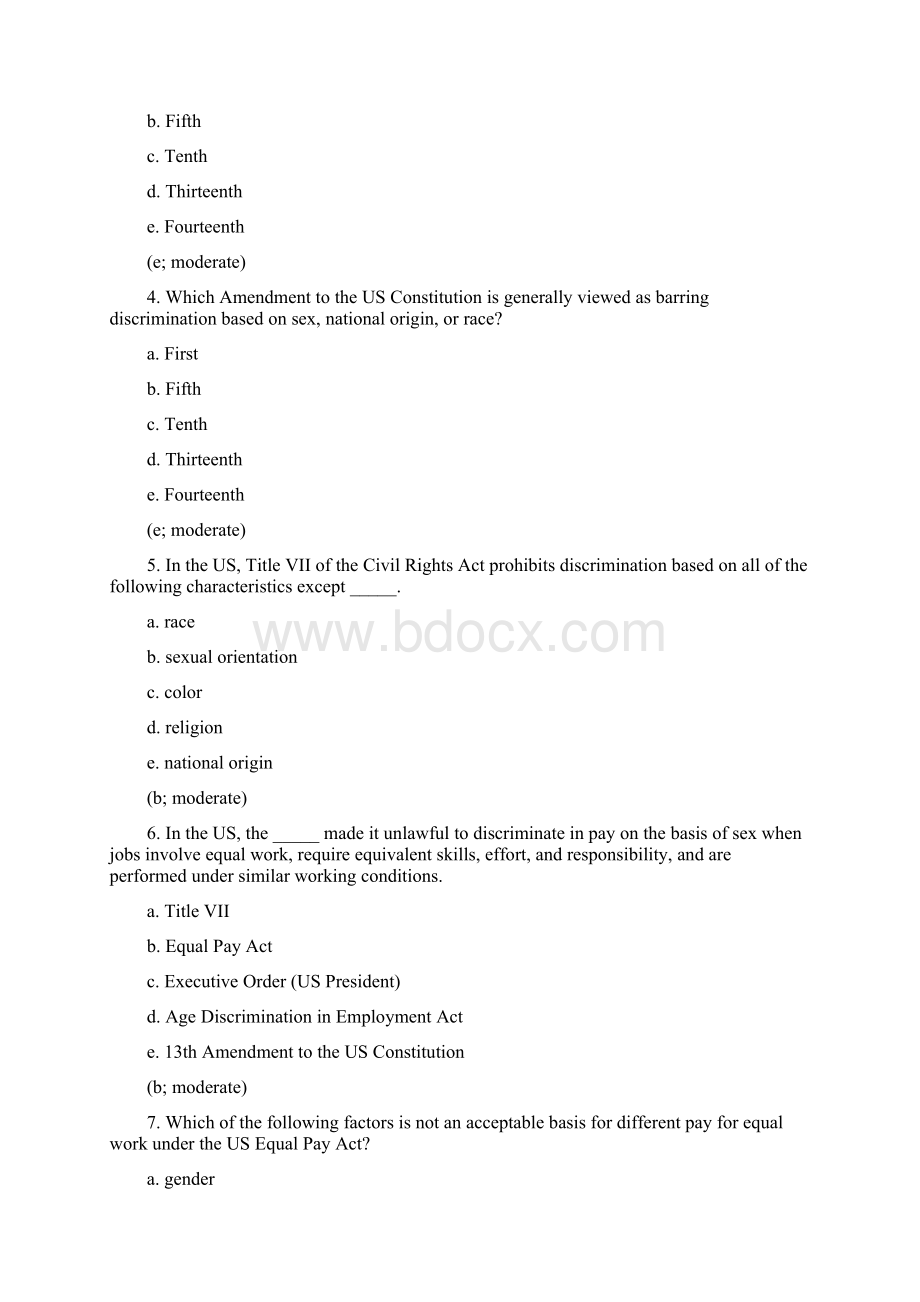 人力资源管理Unit英文习题与标准答案.docx_第2页