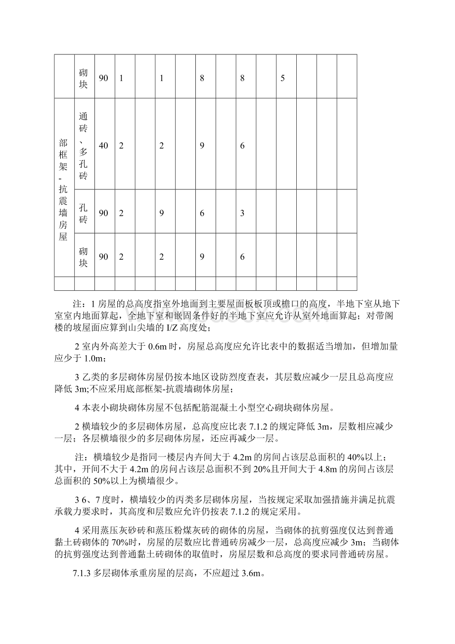 多层砌体抗震构造要求措施要求规范Word格式.docx_第2页