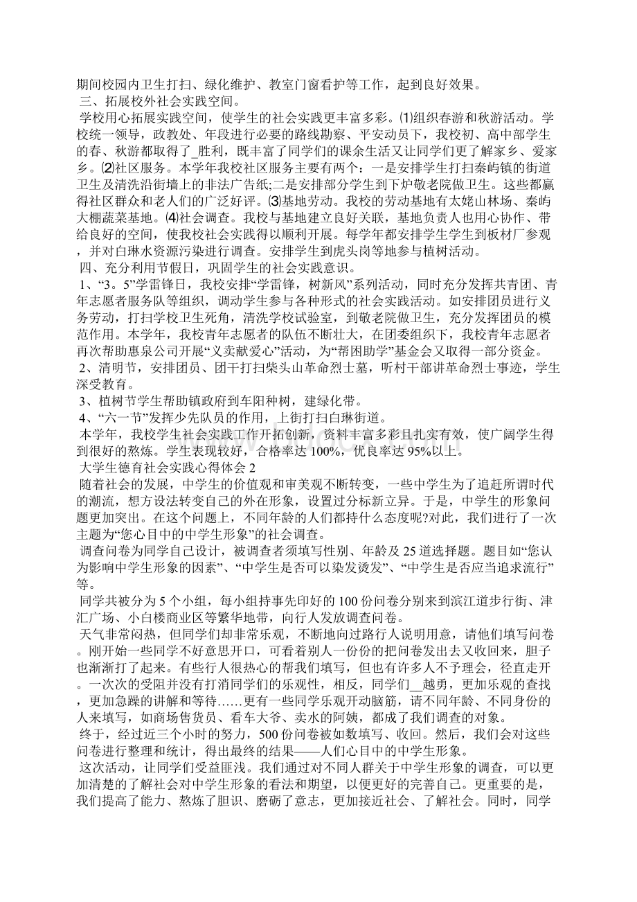 大学生德育社会实践心得体会5篇.docx_第2页