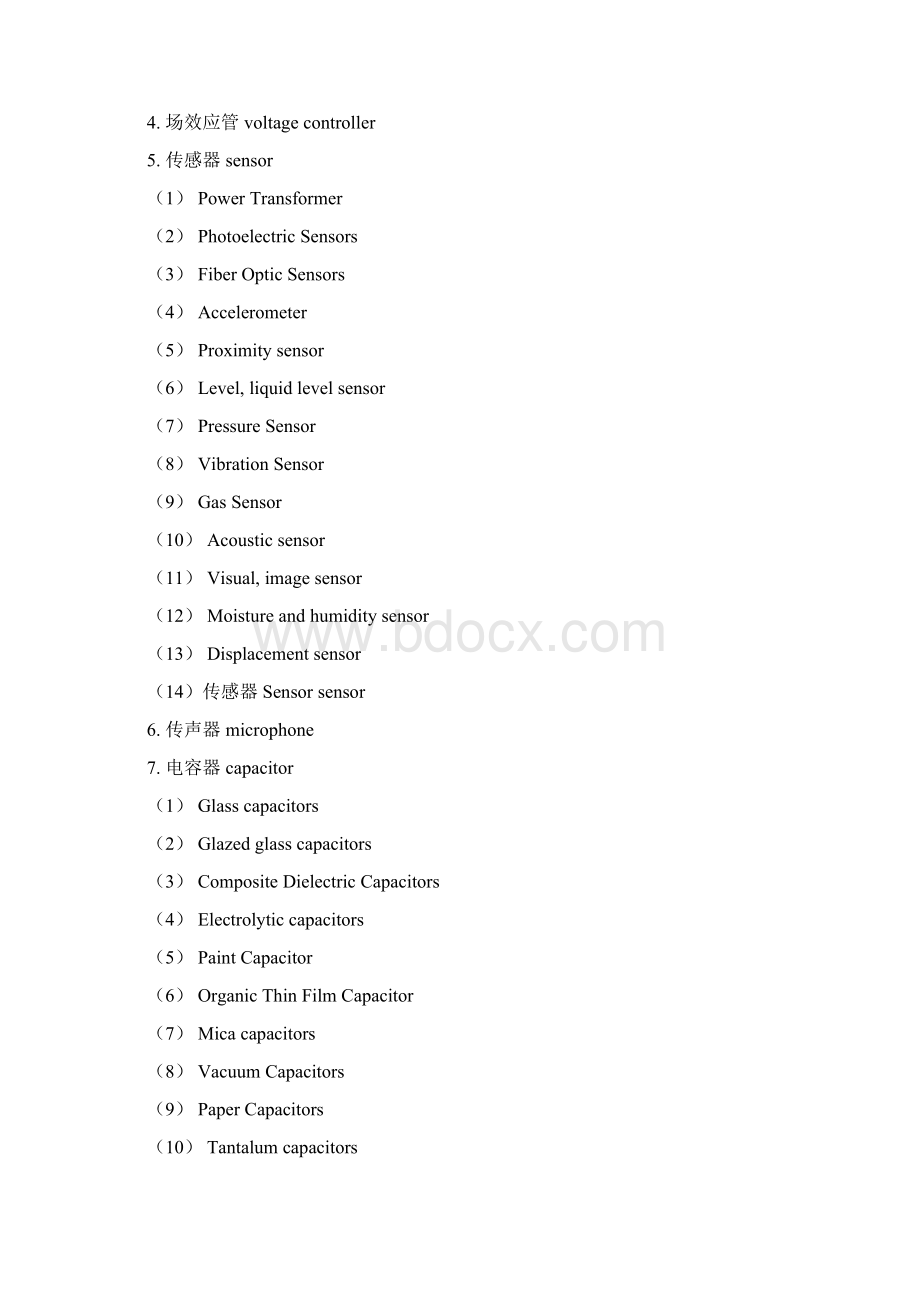 电子元件中英文对照完整版文档格式.docx_第2页