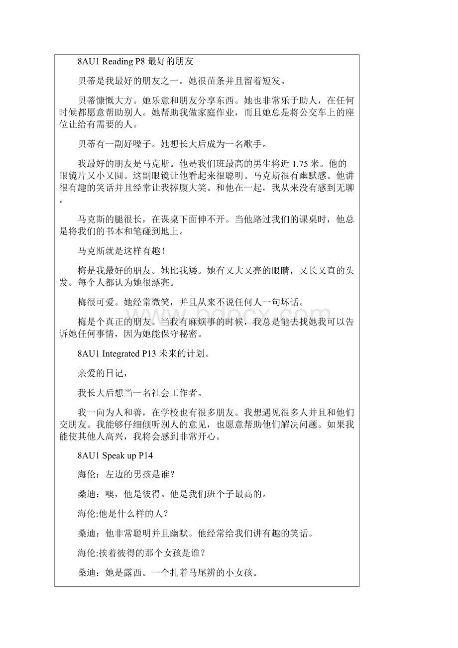 新译林牛津英语A课文翻译Word文档下载推荐.docx_第2页