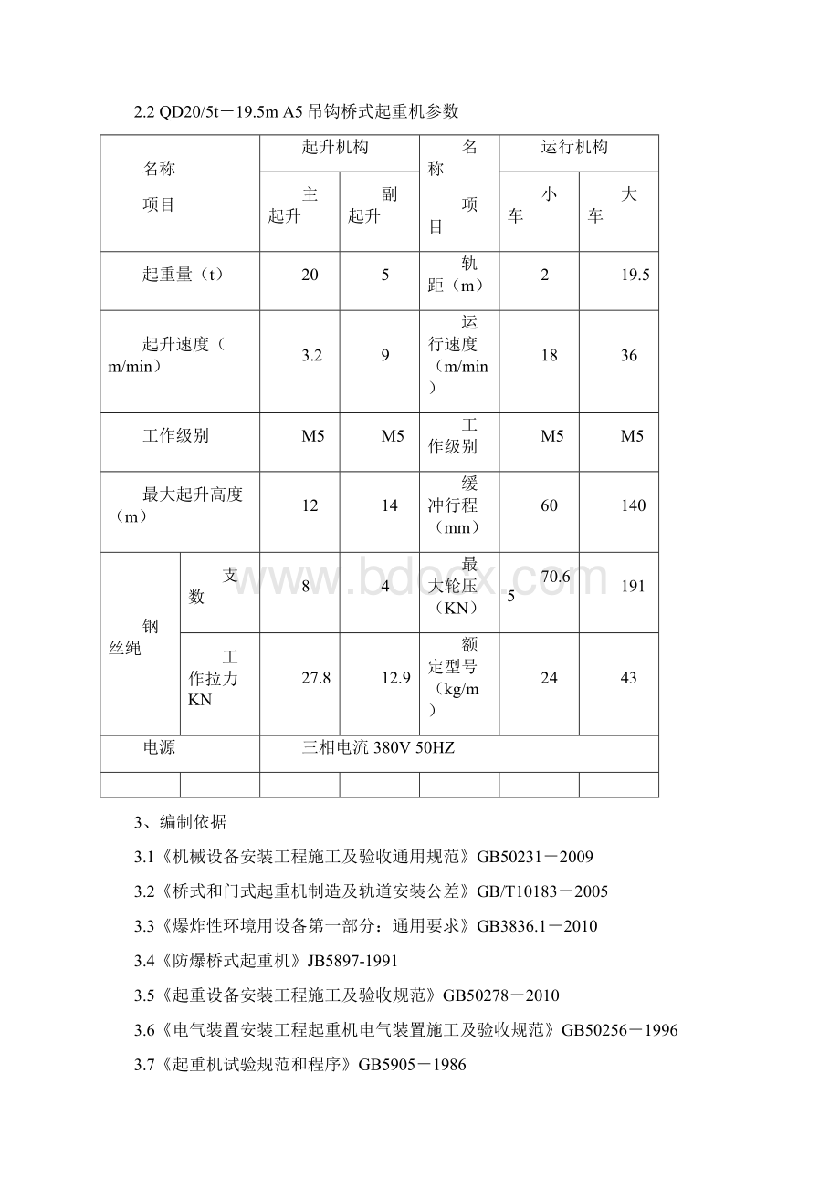 防爆双粱桥式起重机安装施工方案.docx_第2页