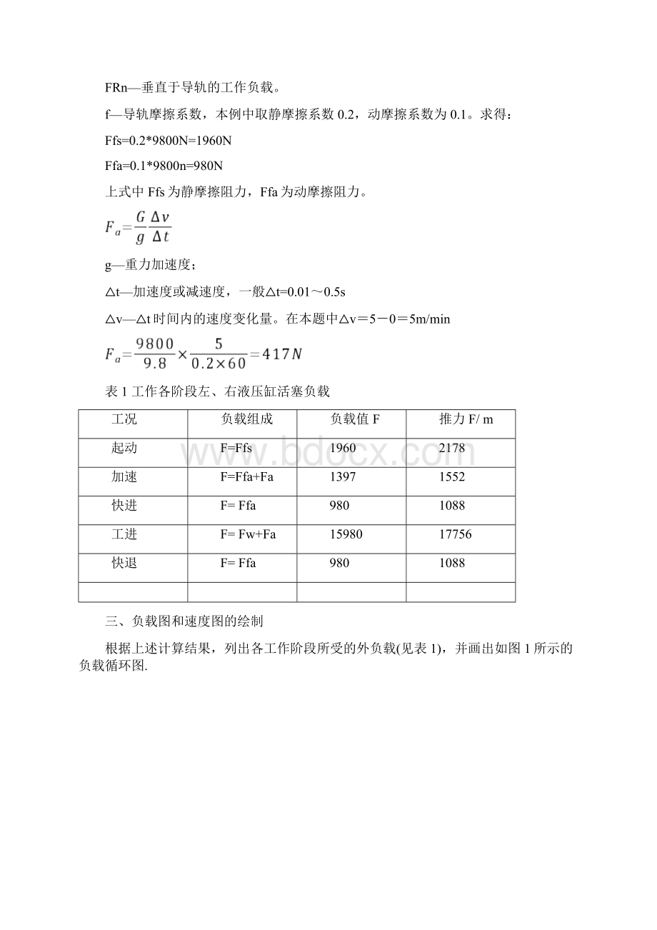 设计一台双面钻通孔卧式组合机床液压进给系统及其装置Word文件下载.docx_第2页