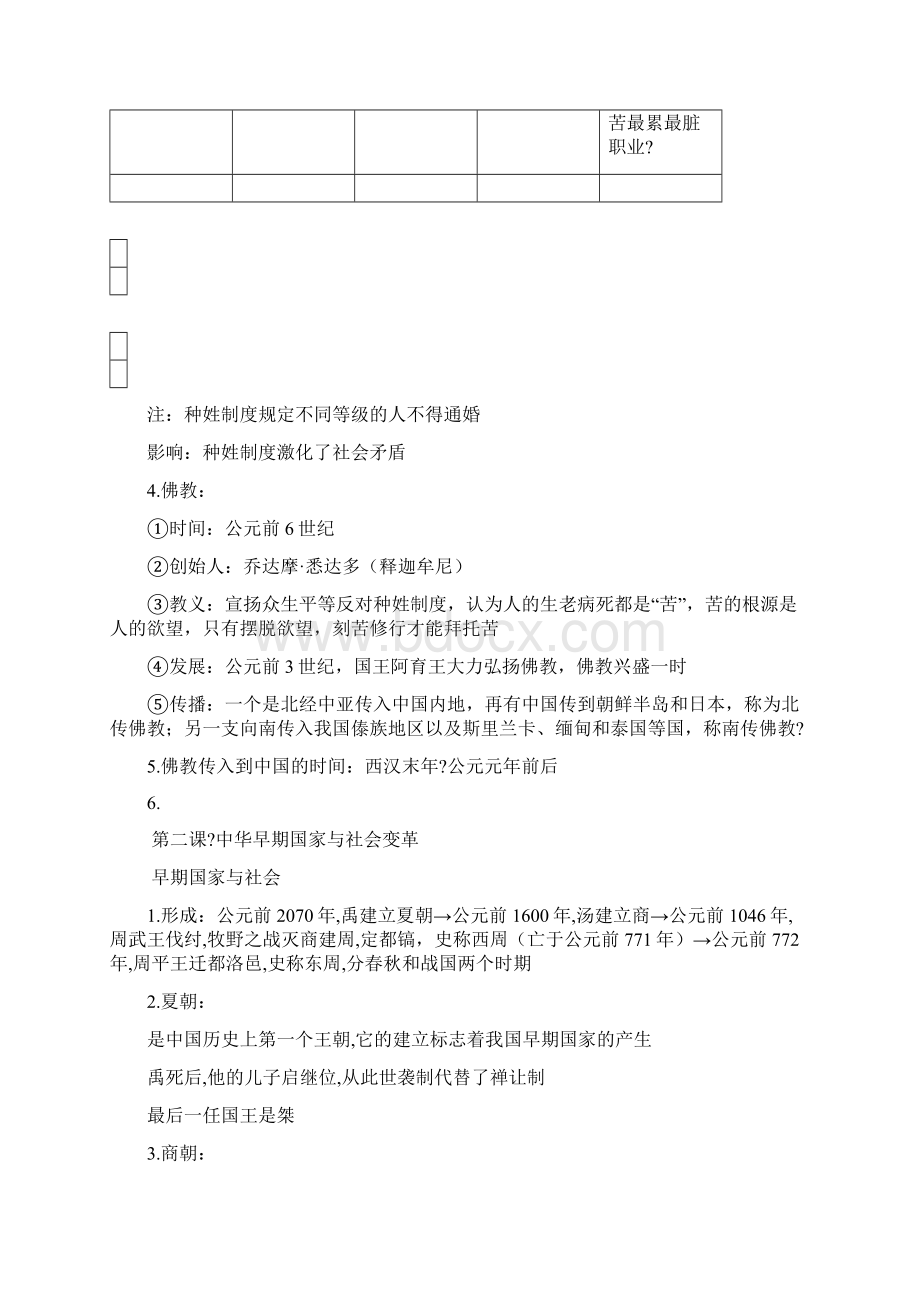 八年级上册历史与社会知识点复习Word文档格式.docx_第3页