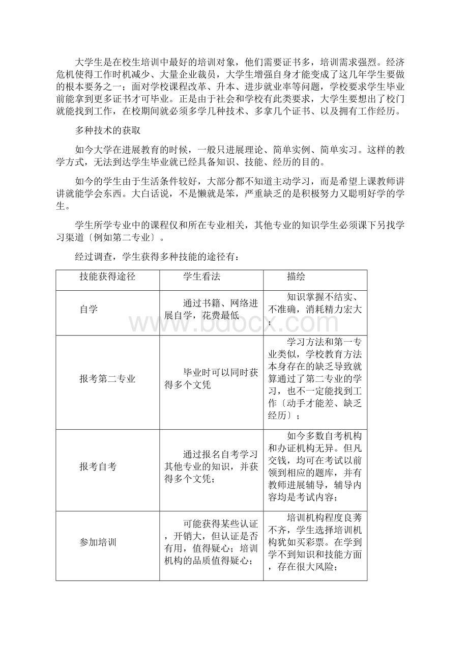 大学生培训业务规划及实施方案.docx_第3页