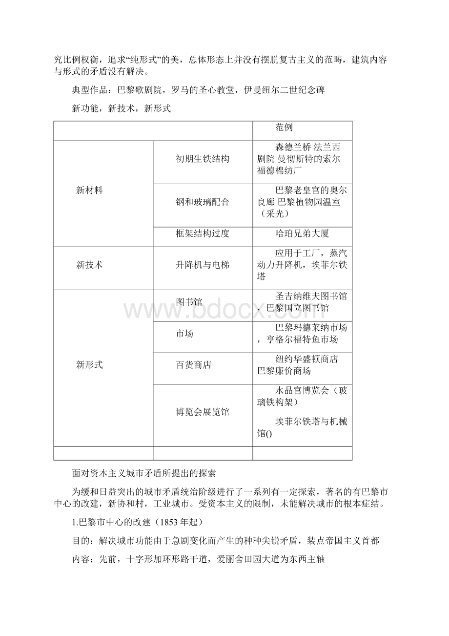 外国近现代建筑史 复习大纲Word下载.docx_第2页