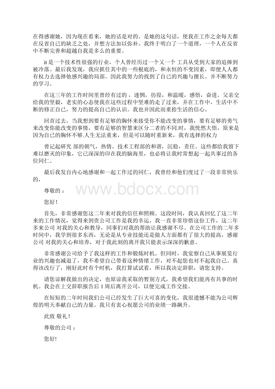 网络行业人员的辞职报告.docx_第3页