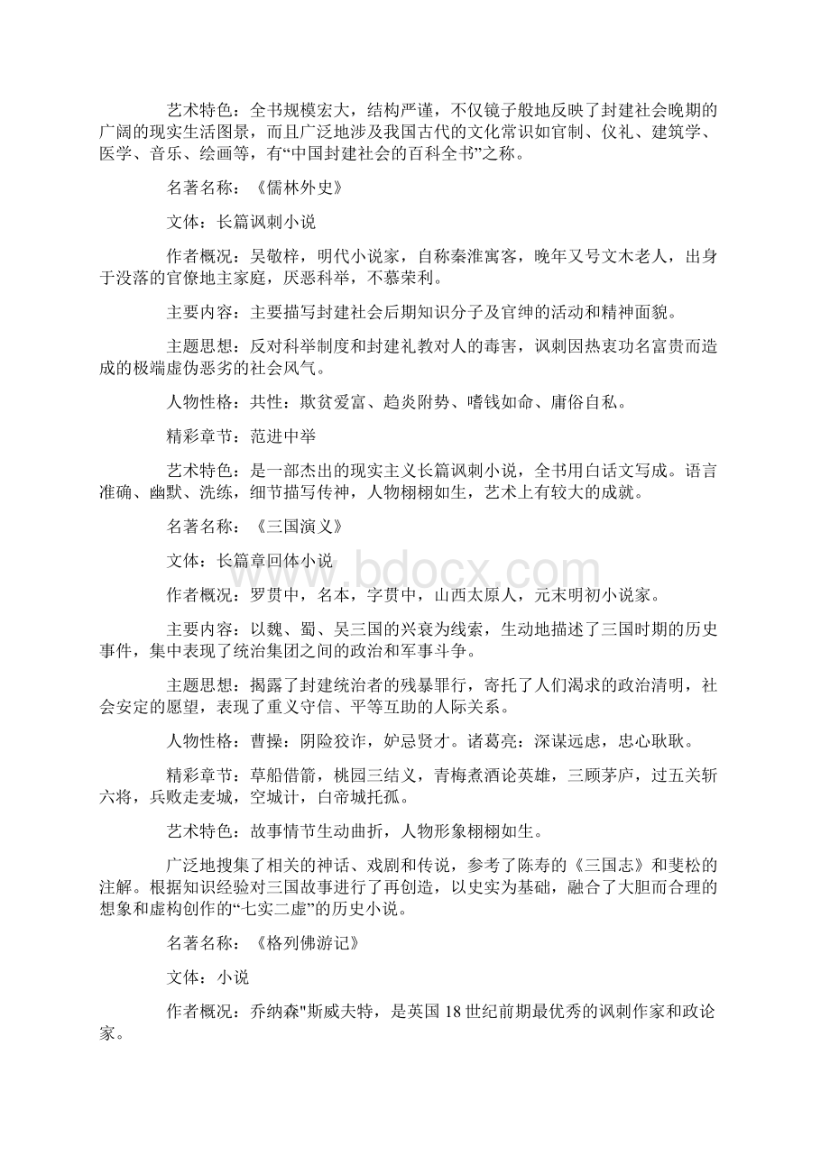 初中语文基础知识复习名著知识点分析概况.docx_第3页