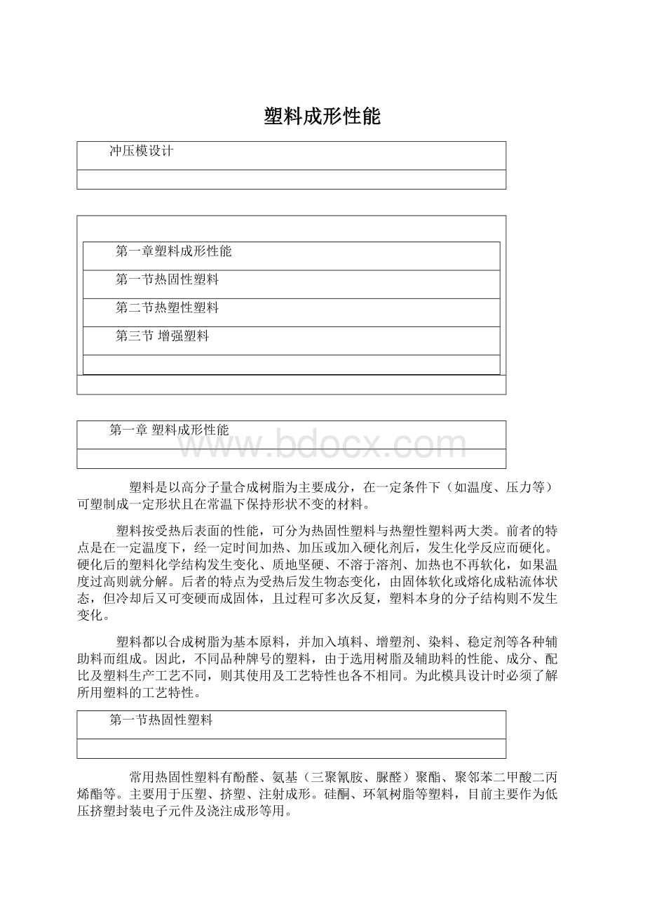 塑料成形性能Word文件下载.docx_第1页