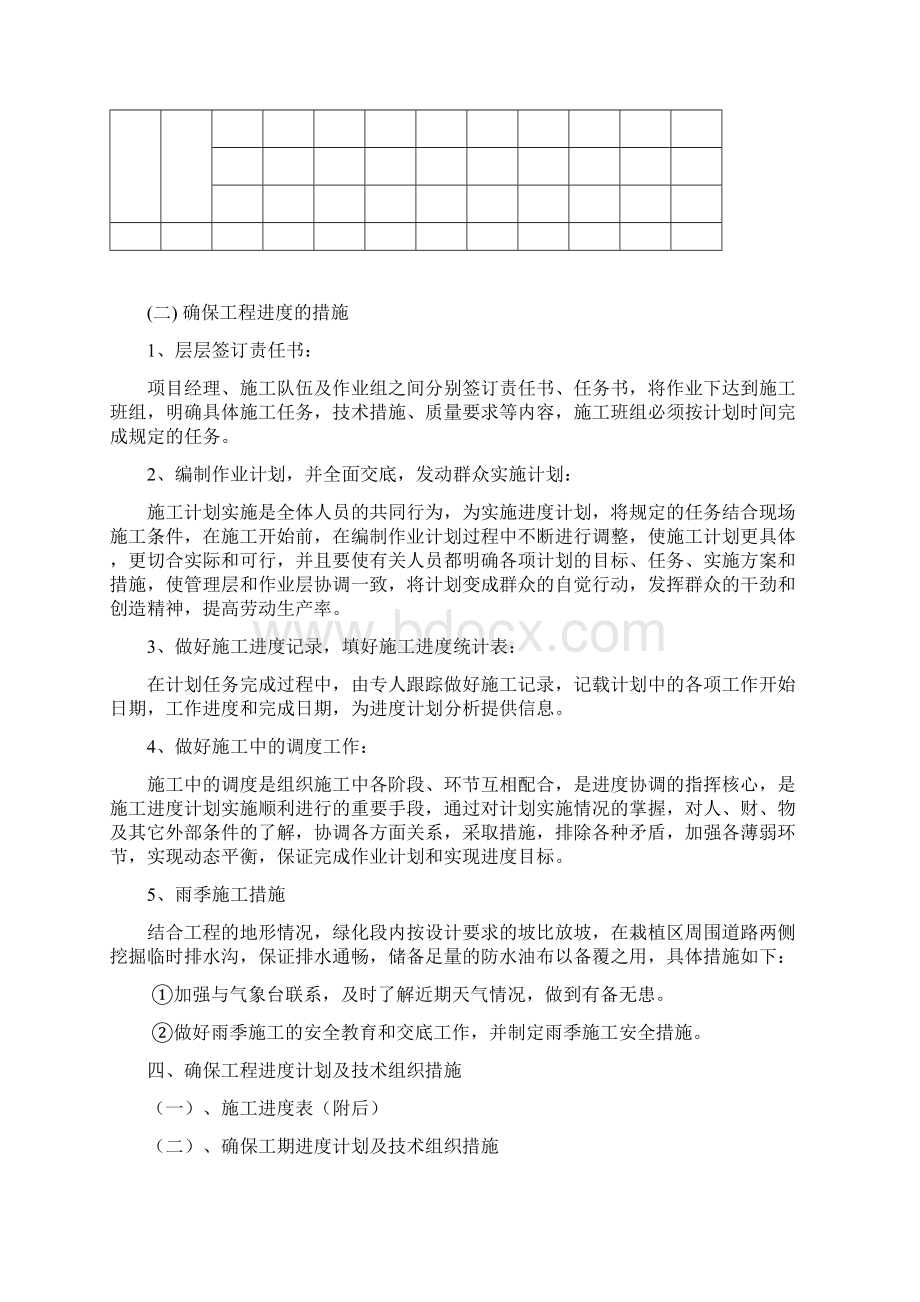 施工进度部署确保执行及进度图Word文档下载推荐.docx_第2页