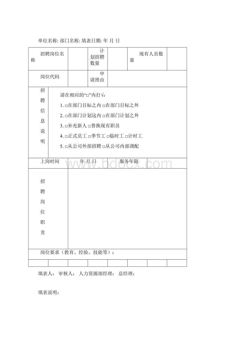 员工招聘录用全套表单.docx_第2页