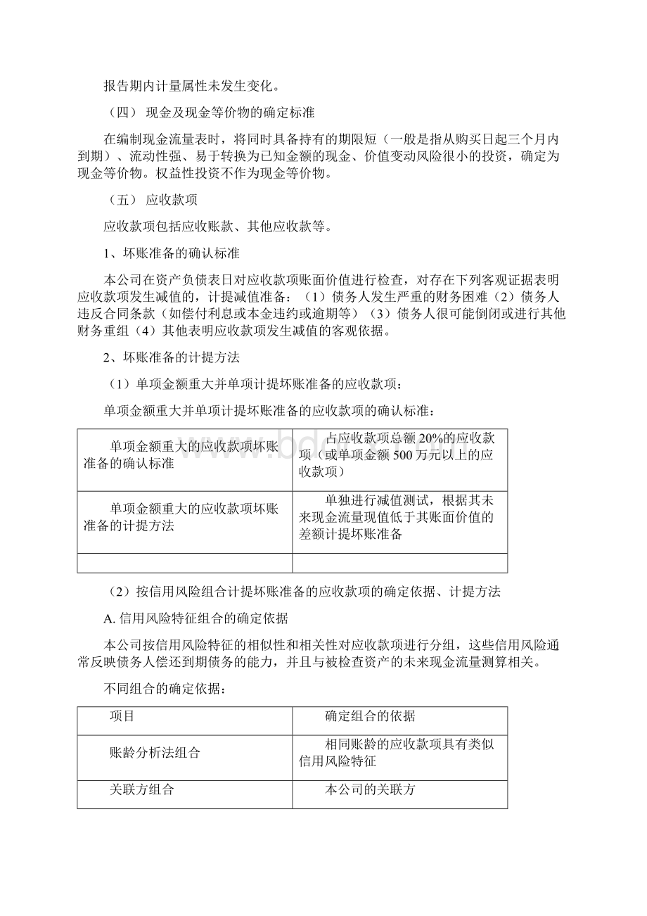 报表附注模版企业会计准则文档格式.docx_第2页