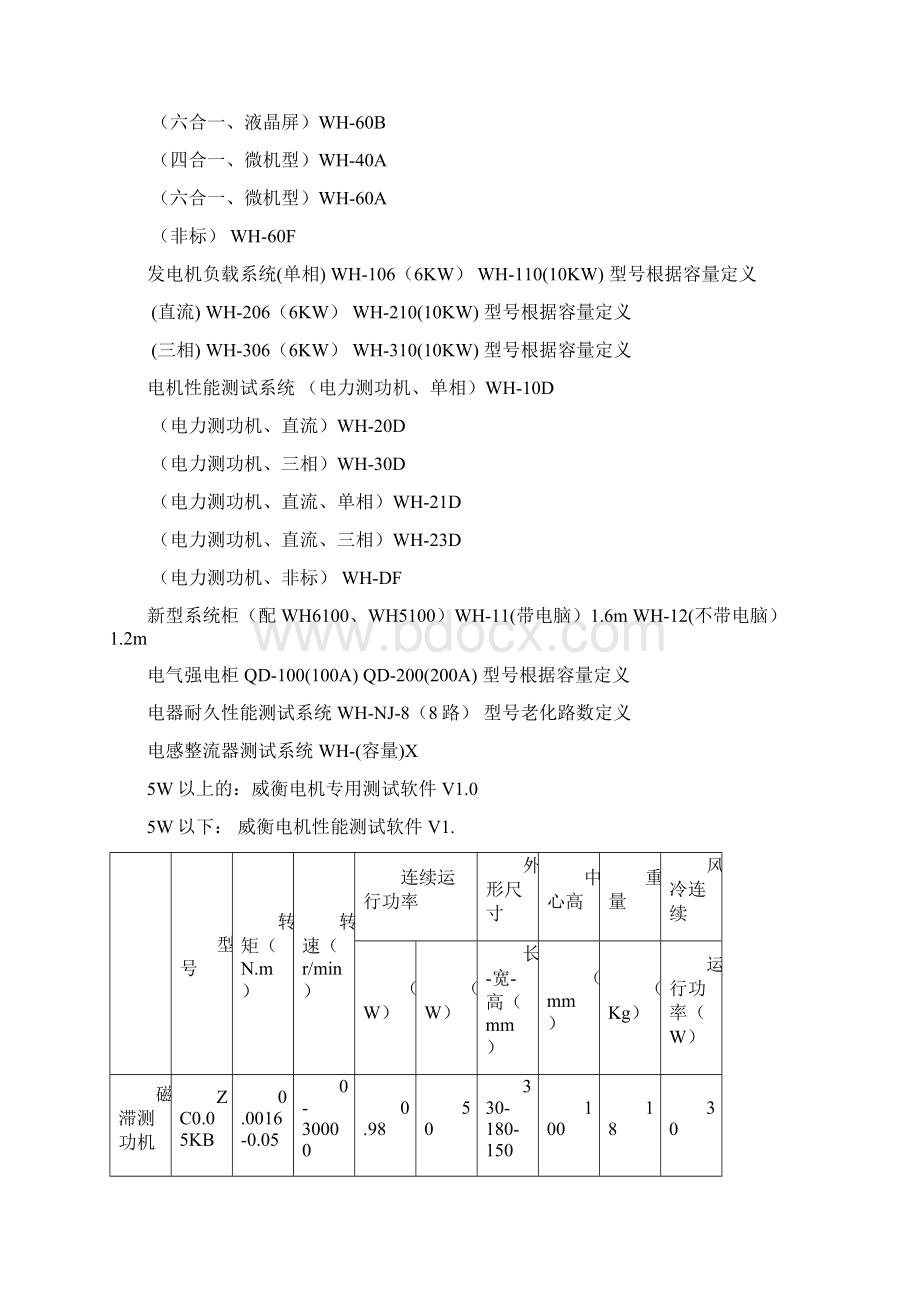 测功机方案设计型号及全参数Word文档下载推荐.docx_第2页