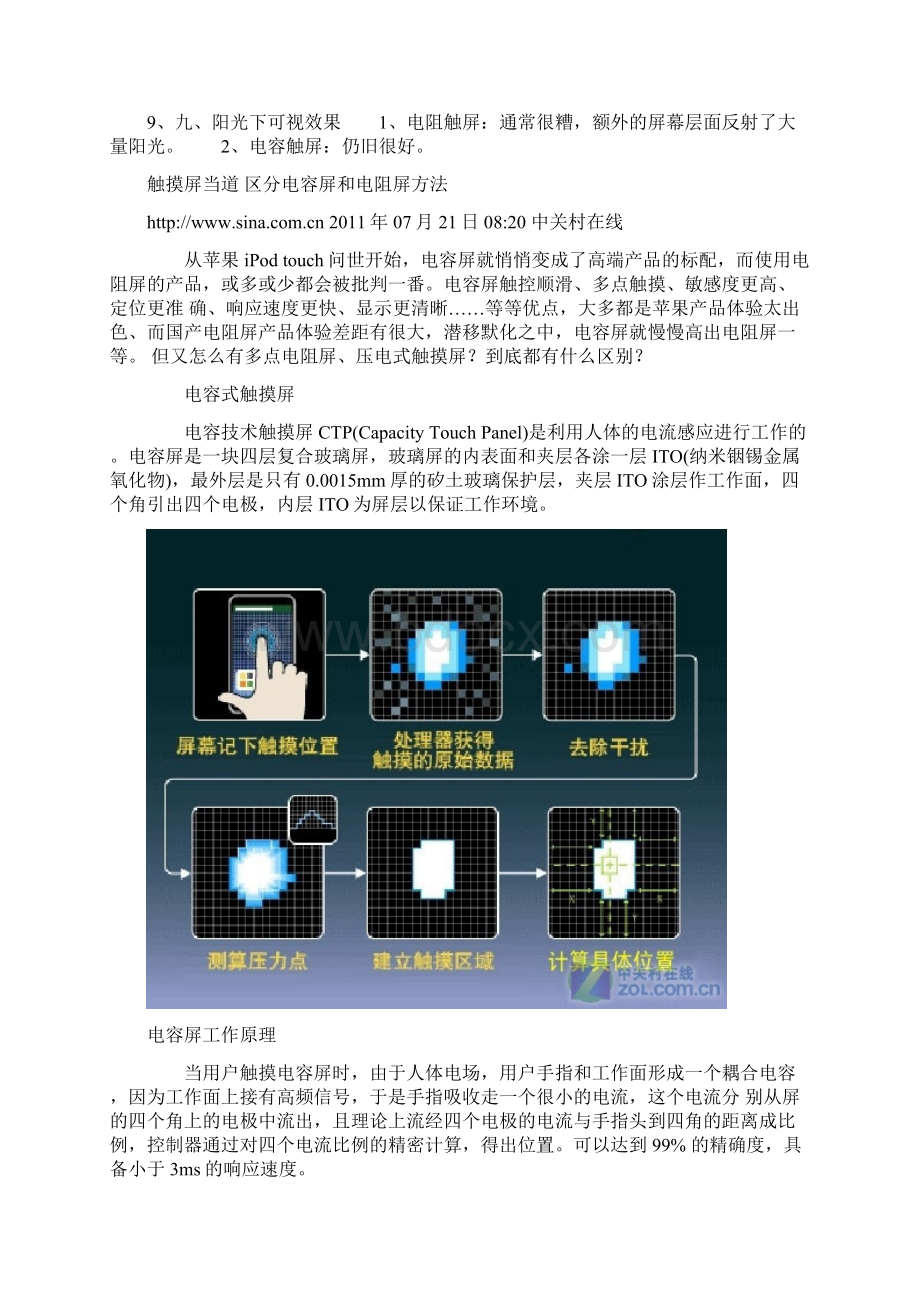 电容屏和电阻屏比较Word下载.docx_第2页