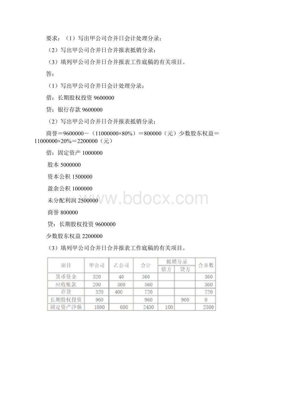 国开形成性考核00447《高级财务会计》形考任务14试题及答案.docx_第2页