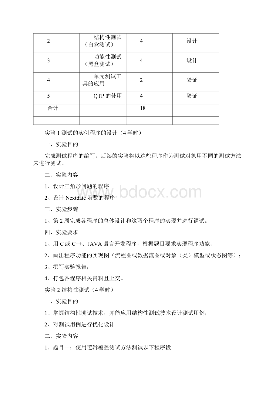 《软件测试技术》实验指导书.docx_第2页