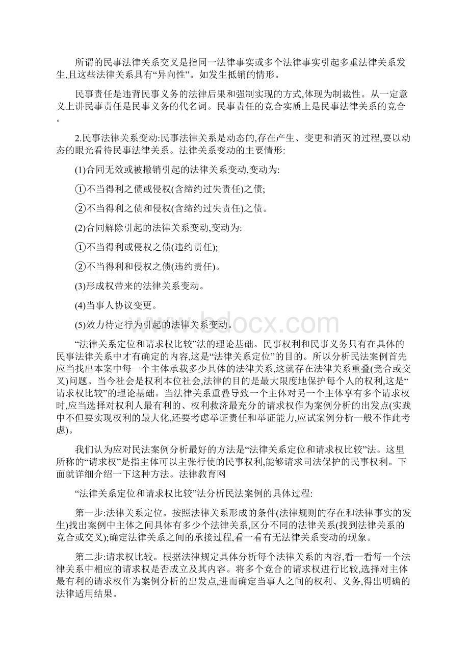 与特点司考民法主观考题的命题规律.docx_第2页