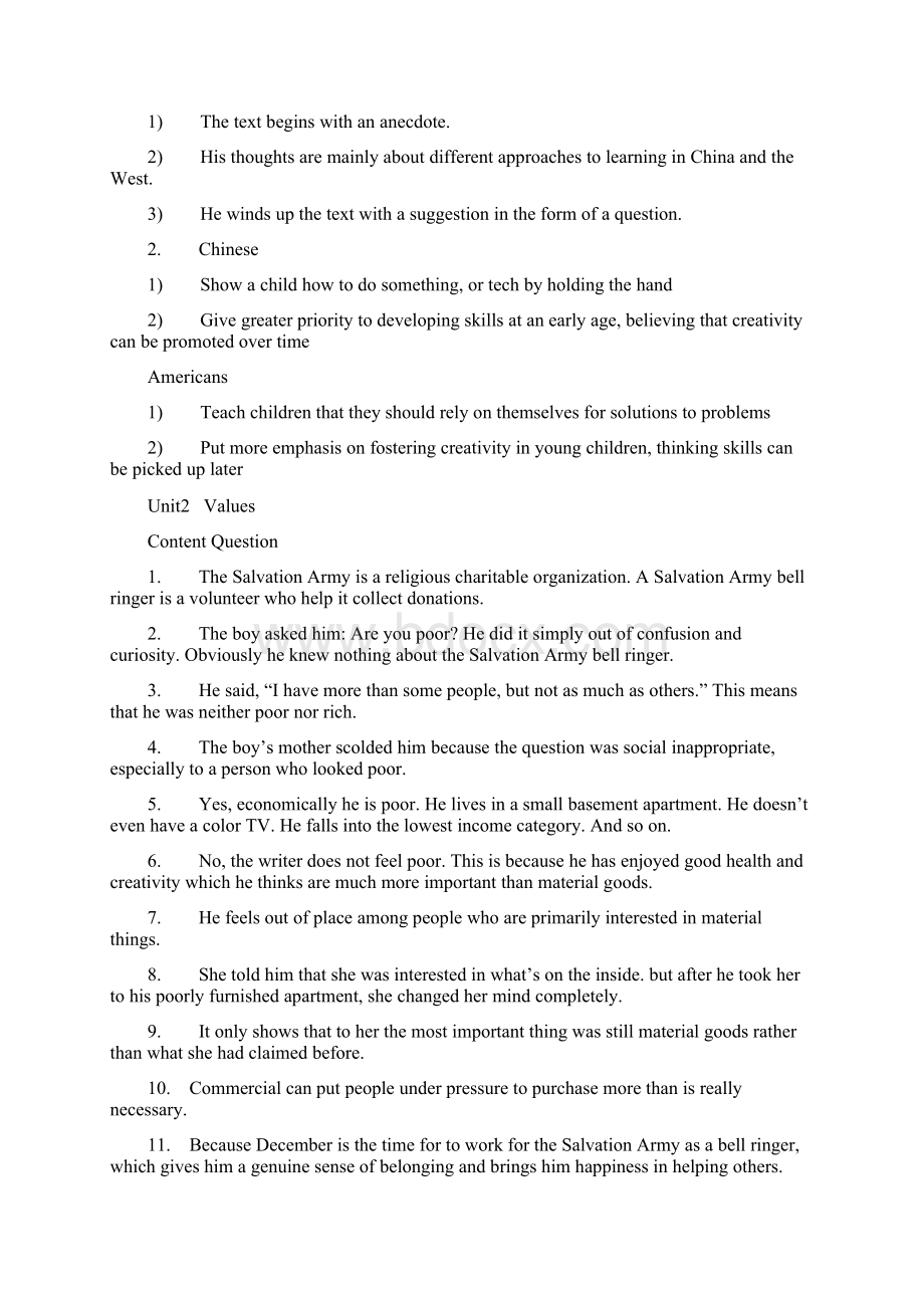 全新版大学英语第二版综合教程2学生用书课后习题答案.docx_第2页