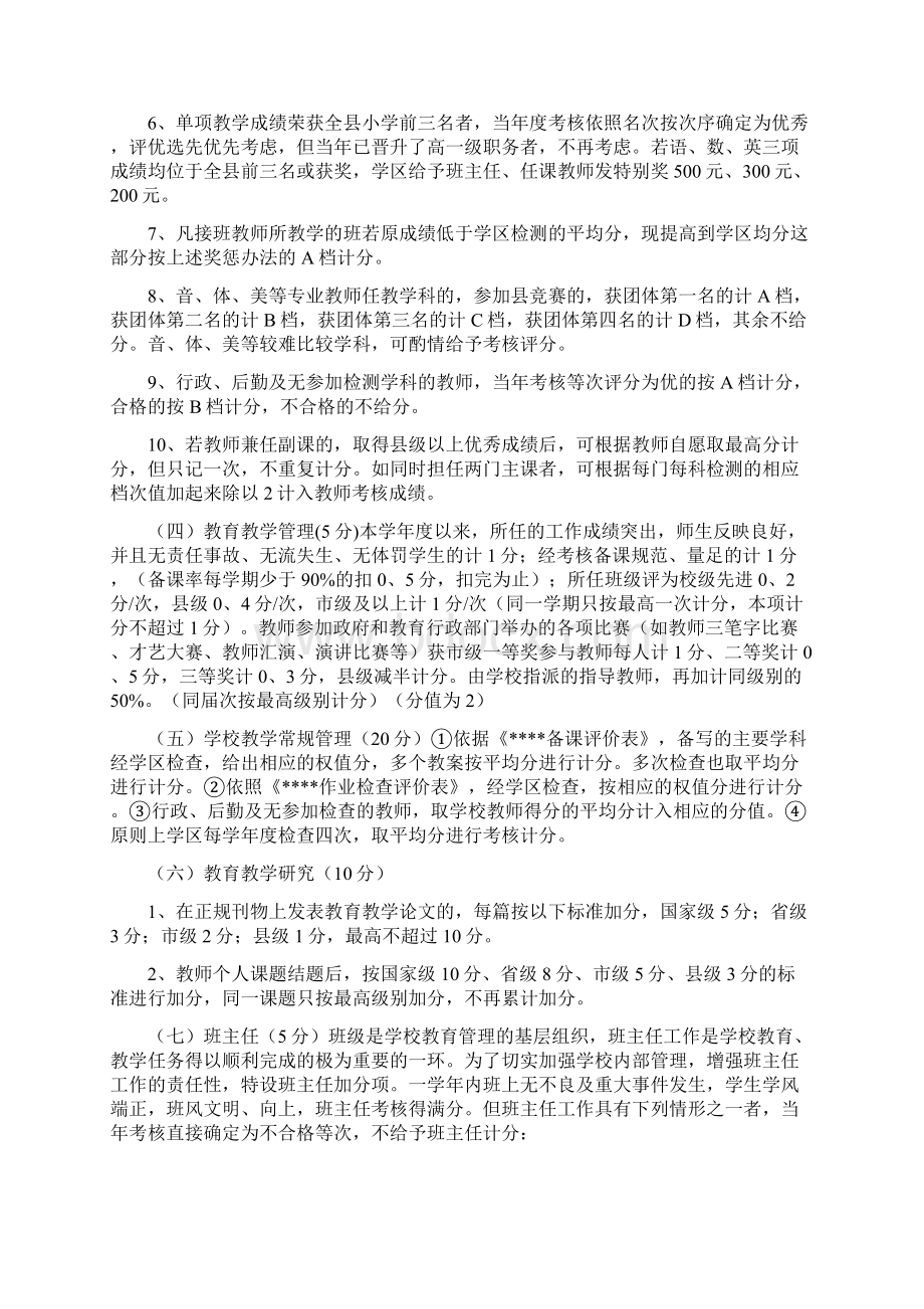 教师量化考核细则.docx_第2页