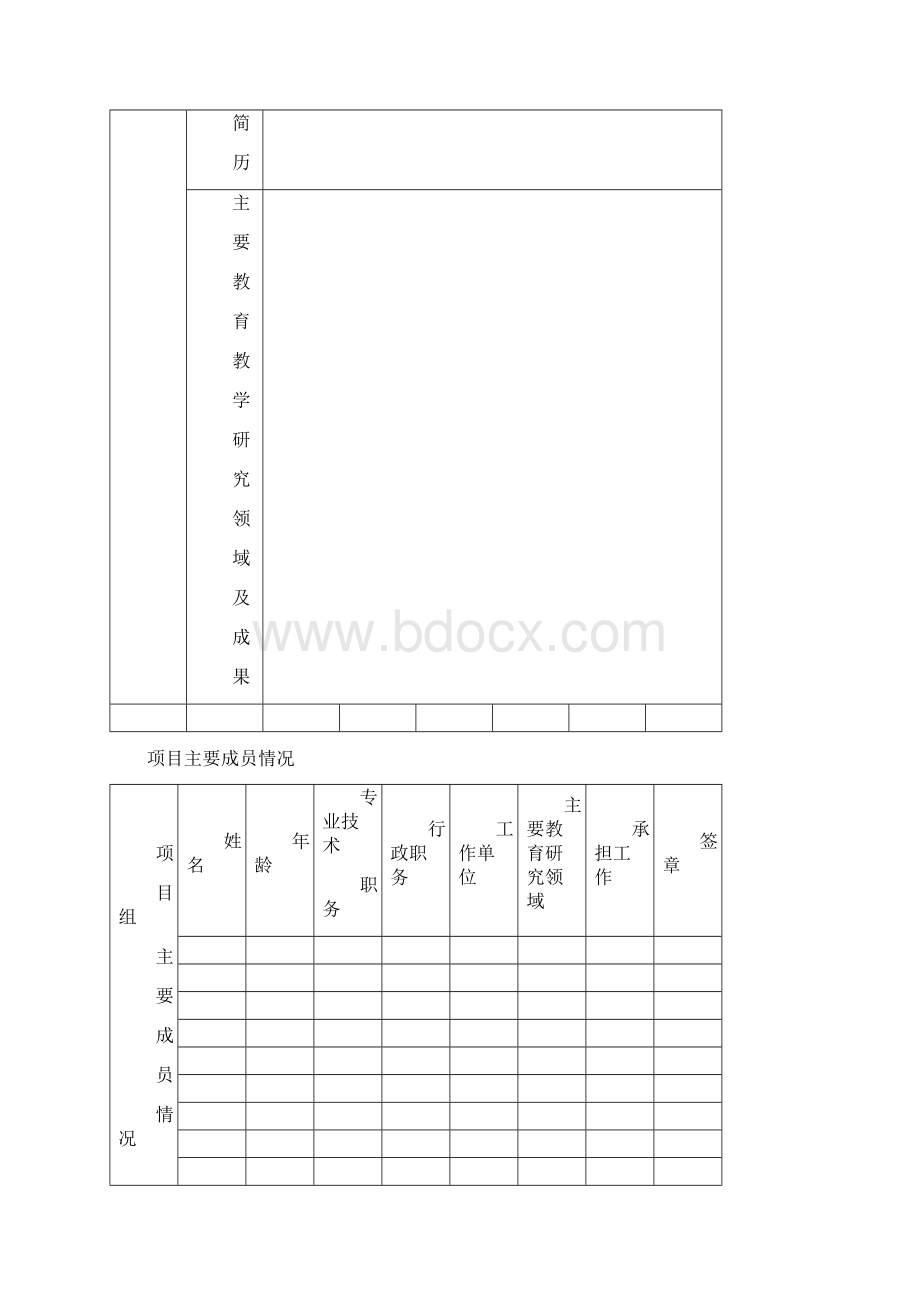 北京市高等学校教育教学改革立项项目申请书.docx_第2页