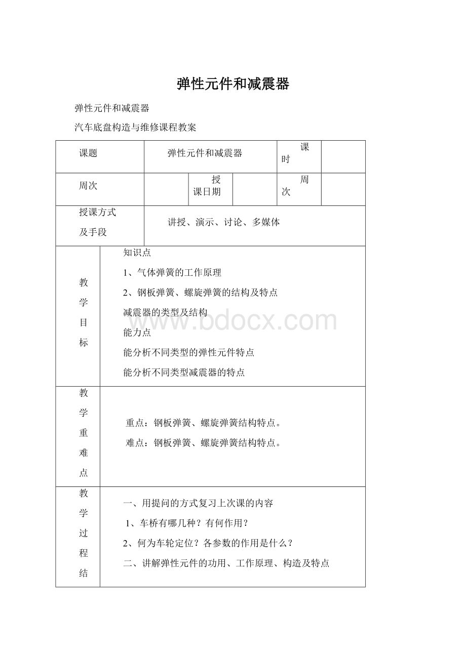 弹性元件和减震器.docx_第1页