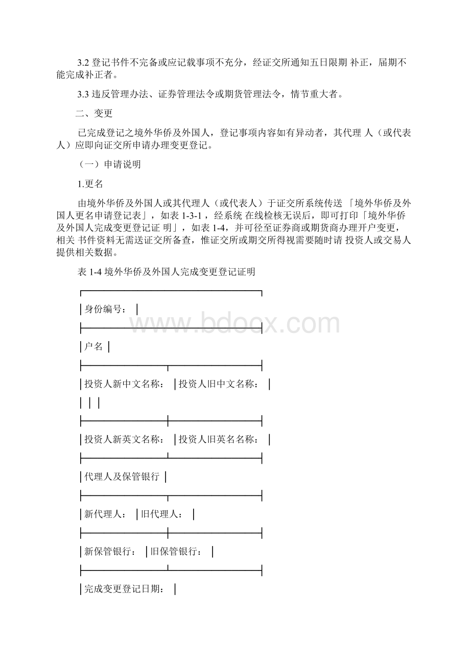 华侨及外国人与大陆地区投资人申请投资国内有价证券或从事国内期货交易登记作业要点 民国 102 年Word格式文档下载.docx_第3页