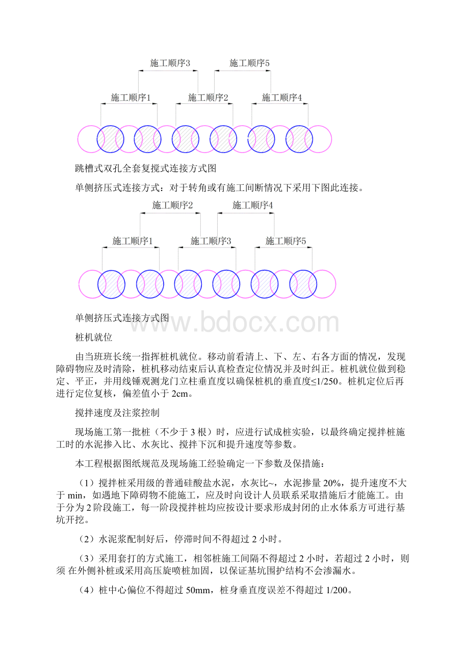 三轴搅拌桩及SWM工法桩施工方案Word格式文档下载.docx_第3页