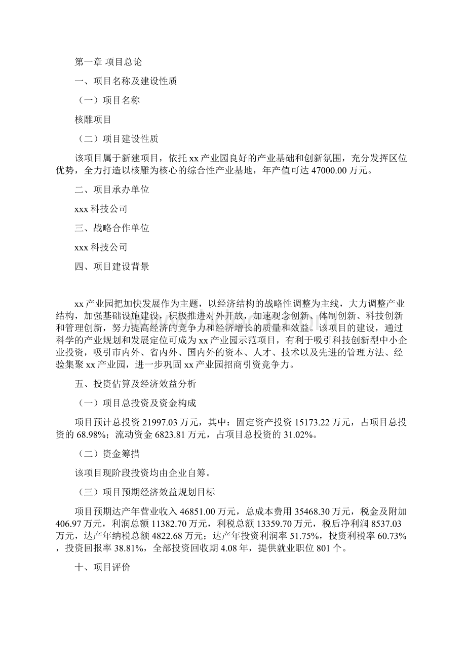 核雕项目商业计划书Word文档格式.docx_第2页