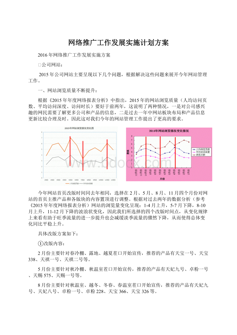 网络推广工作发展实施计划方案Word文档格式.docx_第1页