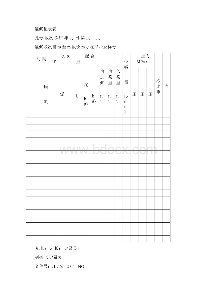 过程记录表格Word文件下载.docx_第2页