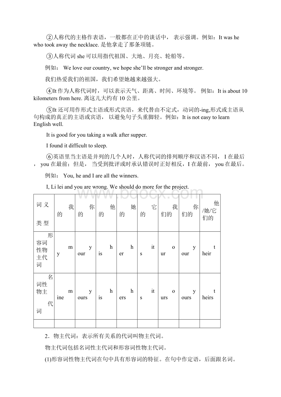 第二讲代词Word文档下载推荐.docx_第2页