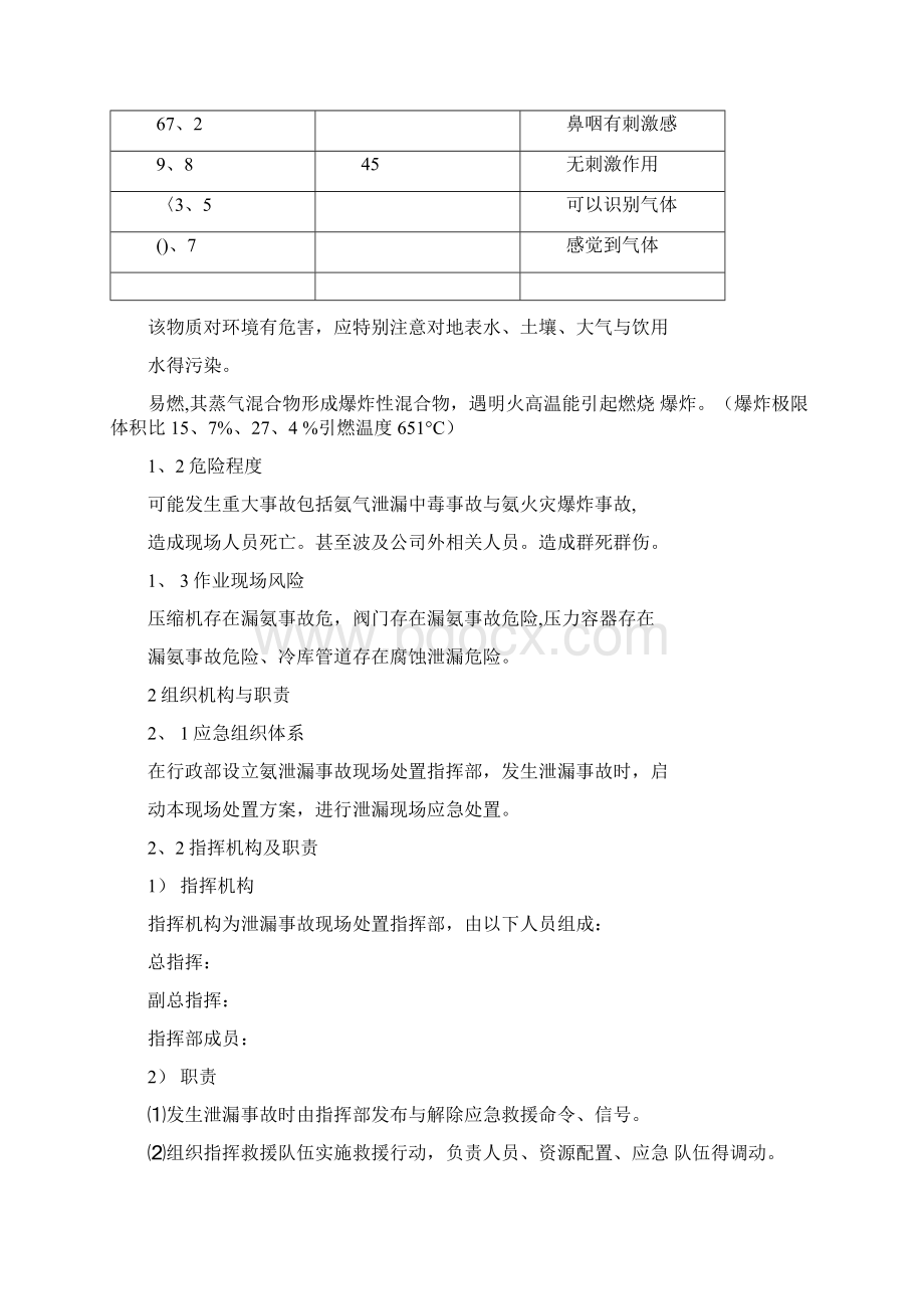 氨泄漏事故现场处置文档格式.docx_第2页