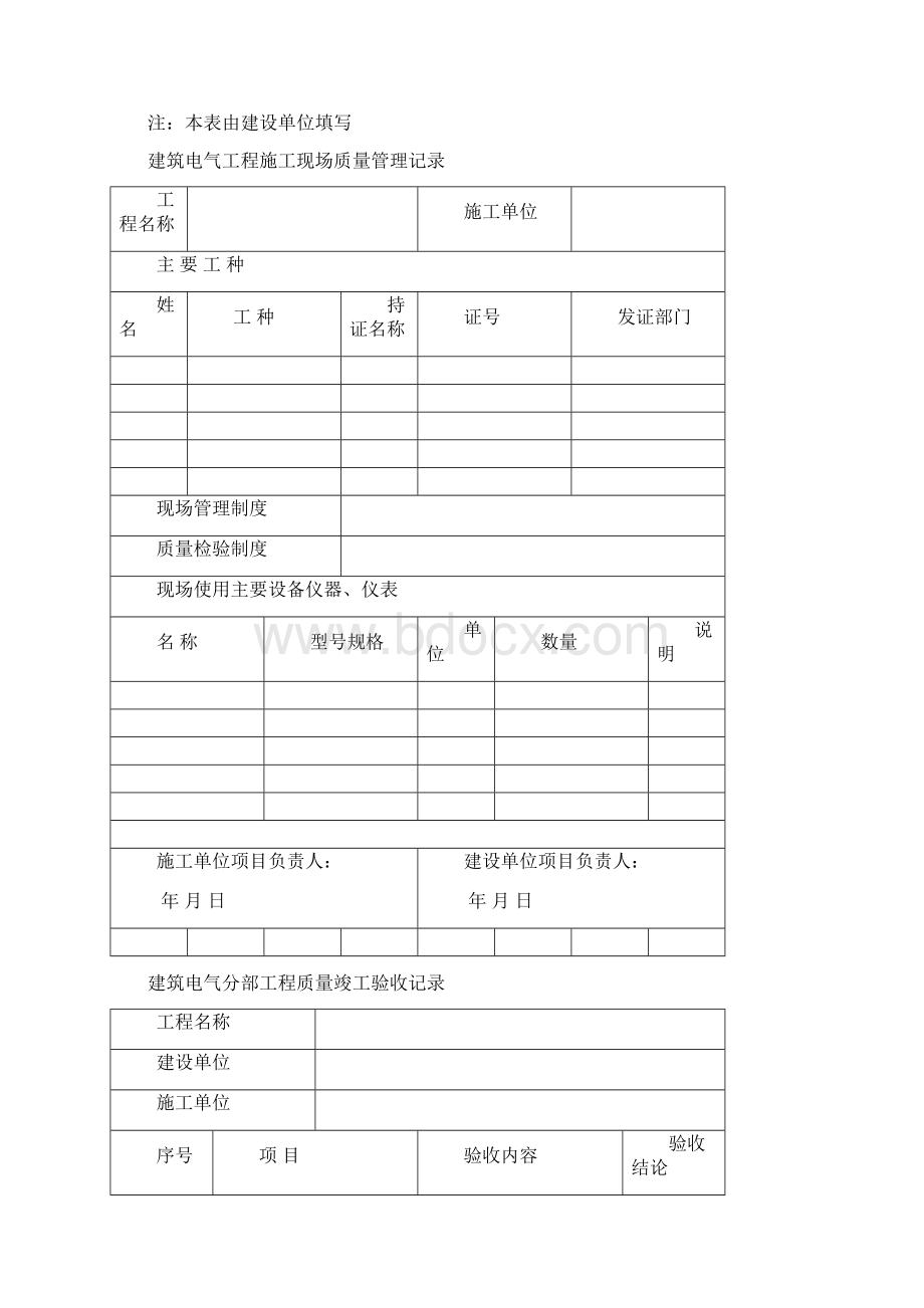 电气安装工程工程竣工验收报告.docx_第3页