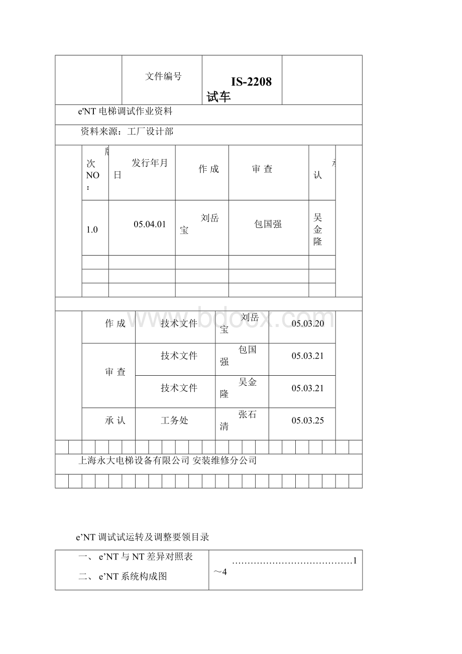 永大日立电梯调试说明.docx_第2页