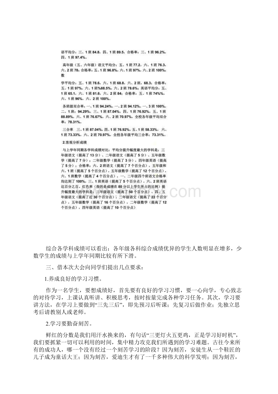 家长会成绩分析发言稿.docx_第3页