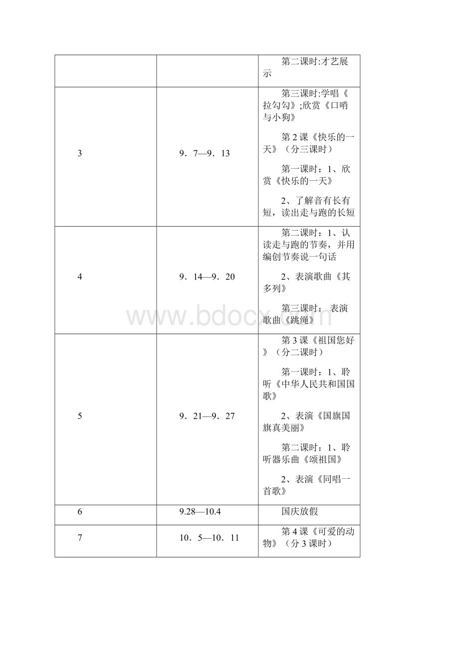 人音版小学音乐一年级上册全册Word格式.docx_第2页